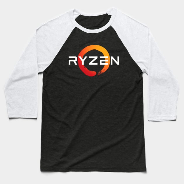 Ryzen Zen Baseball T-Shirt by shamusyork